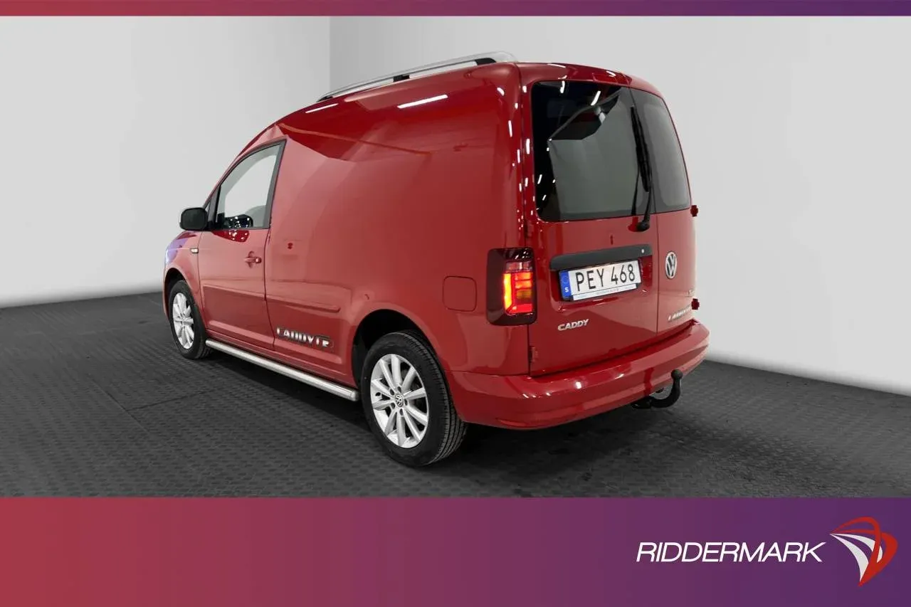 Volkswagen Caddy R 150hk DSG Värmare Dragkrok Moms 1-Ägare Image 2